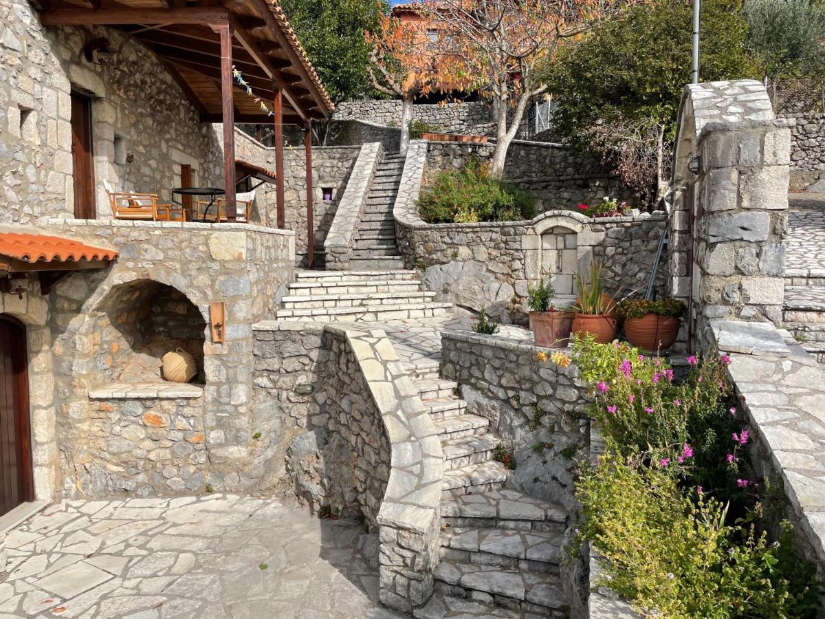 Terra Petra Villa At Psari Trikolonon Gortynia Pszári Kültér fotó