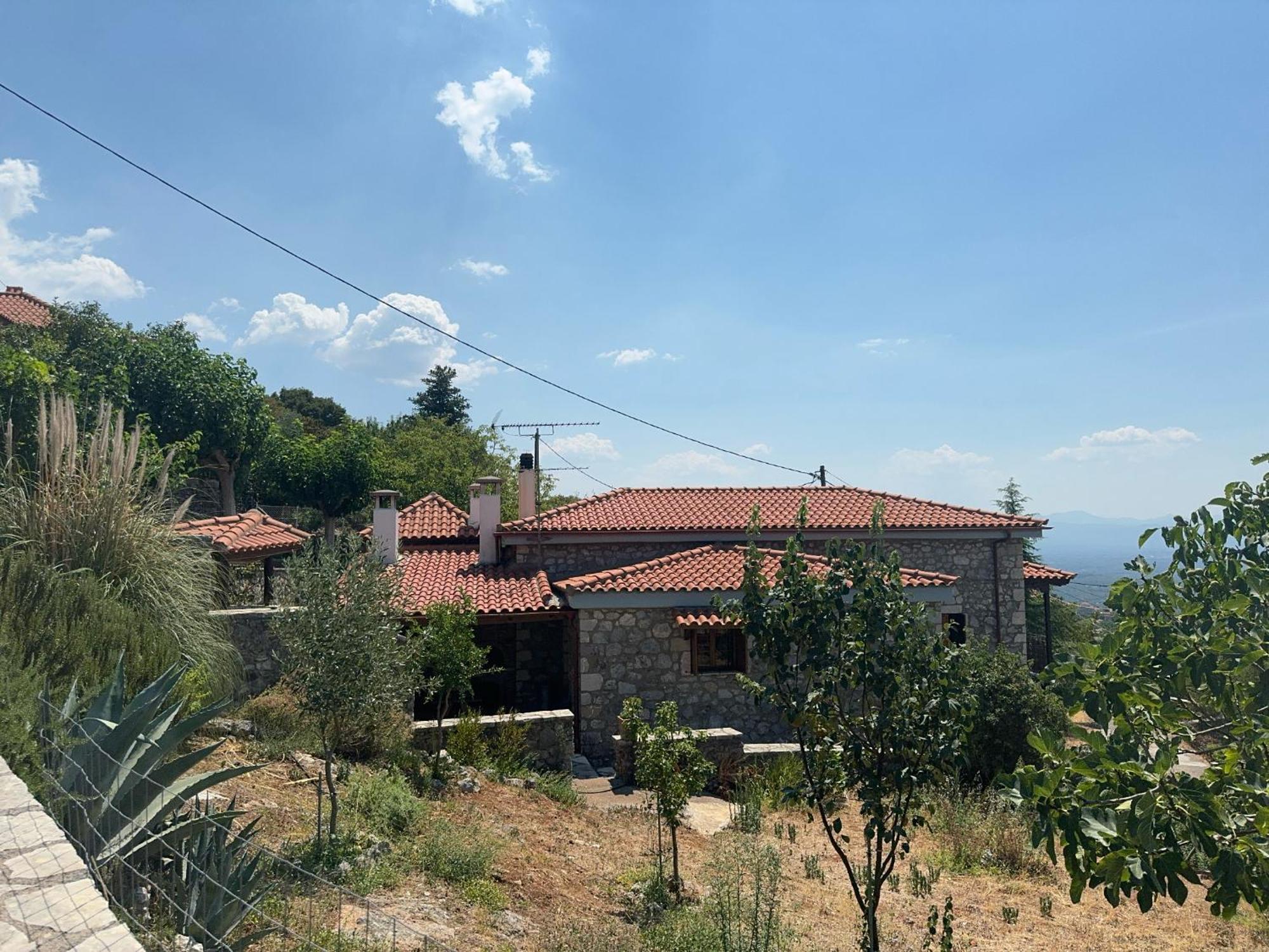 Terra Petra Villa At Psari Trikolonon Gortynia Pszári Kültér fotó