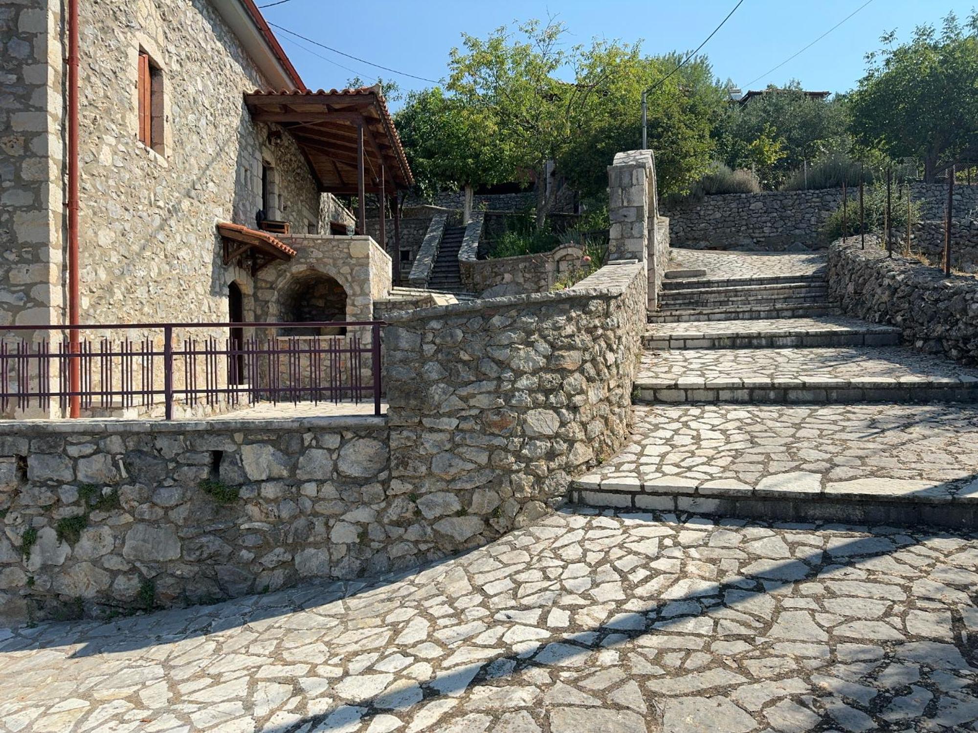 Terra Petra Villa At Psari Trikolonon Gortynia Pszári Kültér fotó