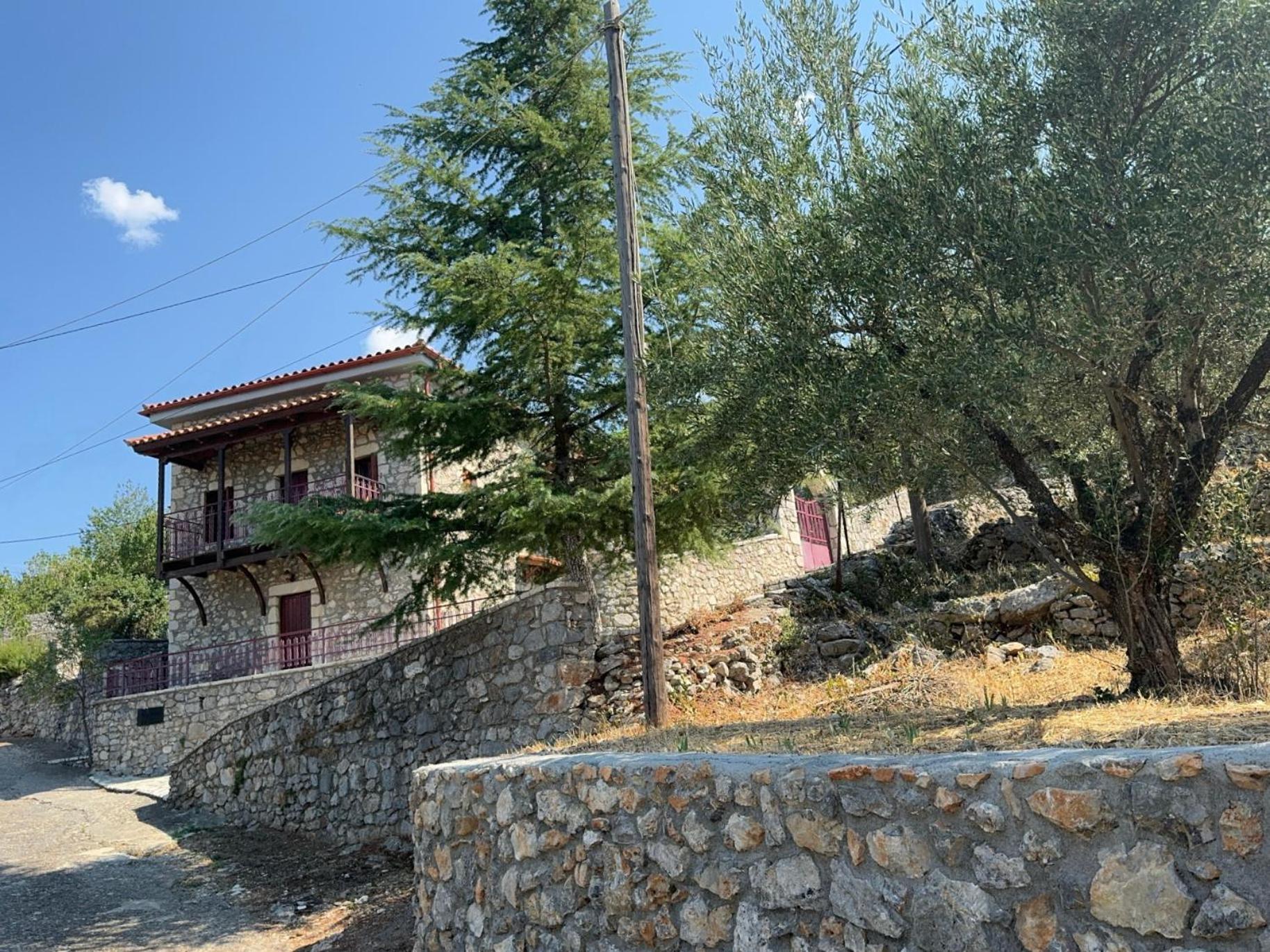 Terra Petra Villa At Psari Trikolonon Gortynia Pszári Kültér fotó