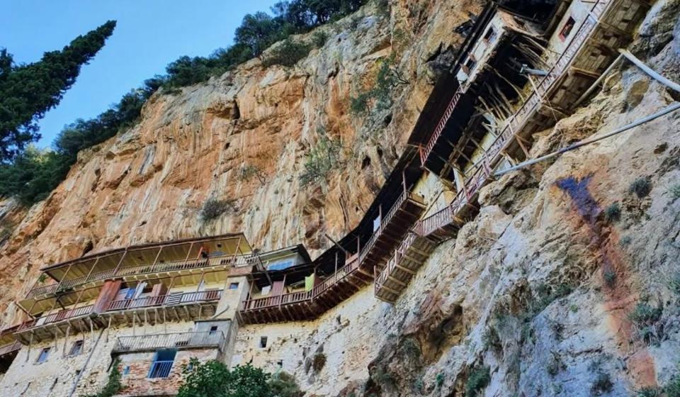 Terra Petra Villa At Psari Trikolonon Gortynia Pszári Kültér fotó